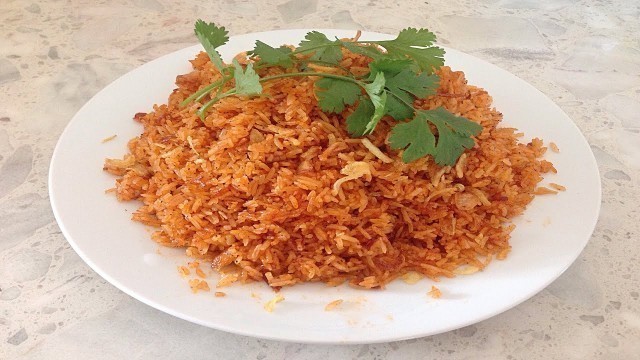 'Vietnamese Red Rice with Tomato Paste - Com Do'