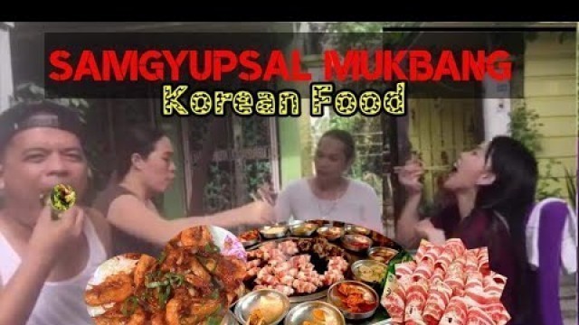 '1st mukbang KOREAN FOODS'