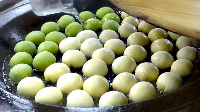 '【Japanese Street Food】Grilled Soup Dumpling Chinese Food cuisine cooking making videos'