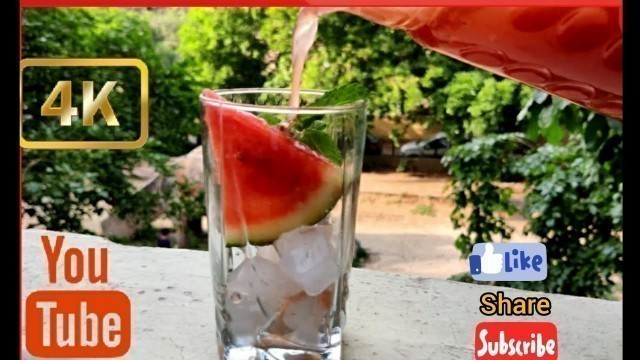 'Watermelon Cooler Food ASMR Videos | Froozbaba| ASMR | Summer Coolers | Drinks|Easy Recipes|Trending'