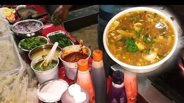 'Chicken Soup - Indian Street Food - Street Food India - Chinese Chicken Soup'