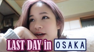 'Last Day in OSAKA | Streetfood in Dotonbori'