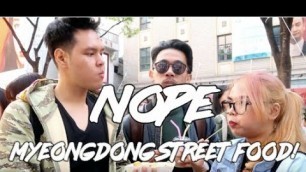 'TRAVEL VLOG KOREA (DAY 2): Street Food di Myeongdong dan Sekilas Hongdae'