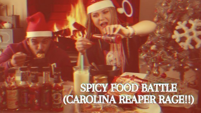 'Spicy Food Battle | Carolina Reaper Challenge ft. Creator Lana'