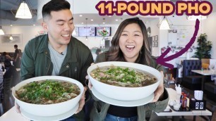 'I Challenged My Friend To Eat An 11-Pound Bowl Of Pho • Giant Food Time'