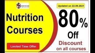 'Food Nutrition and Dietetics Course | Diet and Nutrition Advanced Diploma'