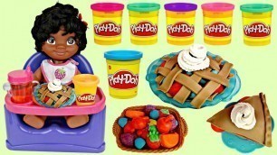 'How to Make Little MOANA Food & Dessert Play-Doh Pies | DIY Play Dough Arts and Crafts!'