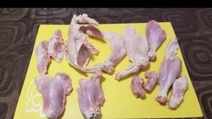 'Ethiopian food/ How to part a chicken/የዶሮ አገነጣጠል።'