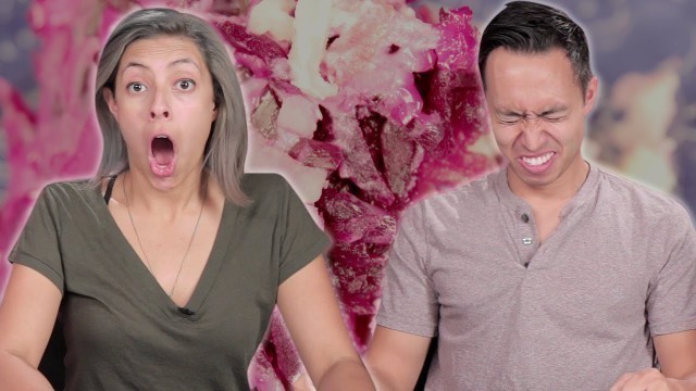 'Americans Try Bizarre Russian Foods For The First Time'