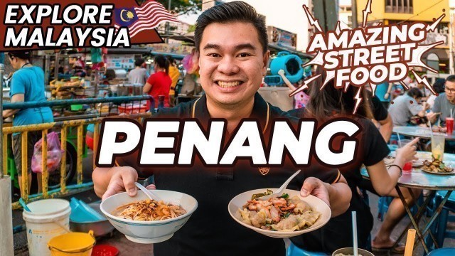 'Amazing PENANG STREET FOOD | New Lane Hawker Centre in Penang, Malaysia [4K]'