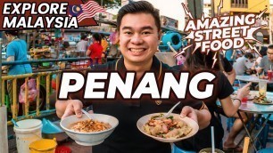 'Amazing PENANG STREET FOOD | New Lane Hawker Centre in Penang, Malaysia [4K]'