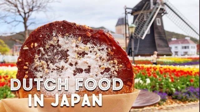 'Epic STREET FOOD Tour of Japan\'s Largest Theme Park | Dutch Food in Japan'