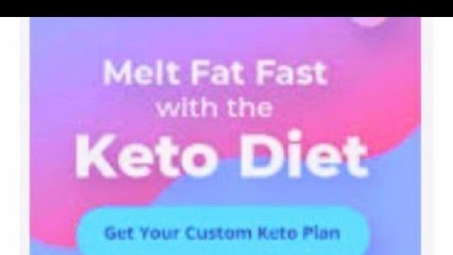 'Get your custom keto diet plan for 8 week'