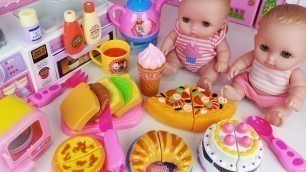 'Baby doll food cooking and play doh kitchen toys house play - 토이몽'