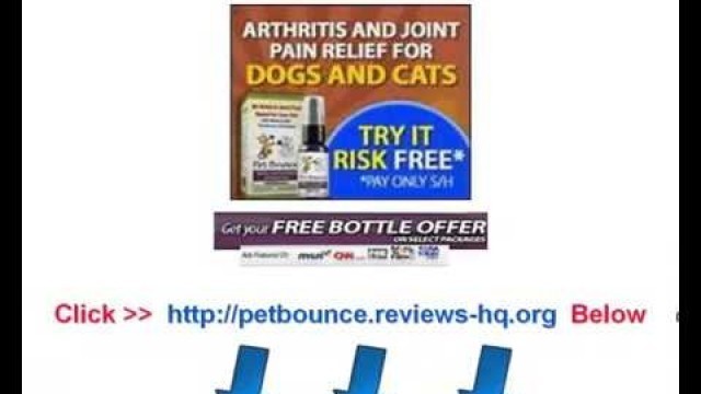 'Pet Bounce Reviews.One of the best arthritis treatment for dogs'