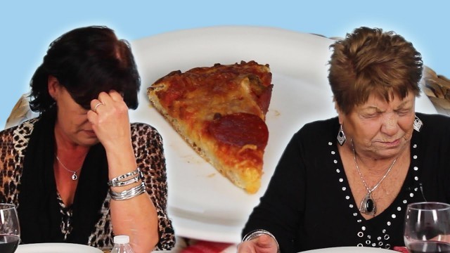 'Italian Grandmas Try Frozen Pizza For The First Time'