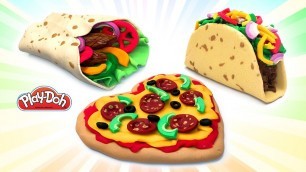 'Play-Doh Fast Food Video Compilation : Taco, Kebab, Pizza'