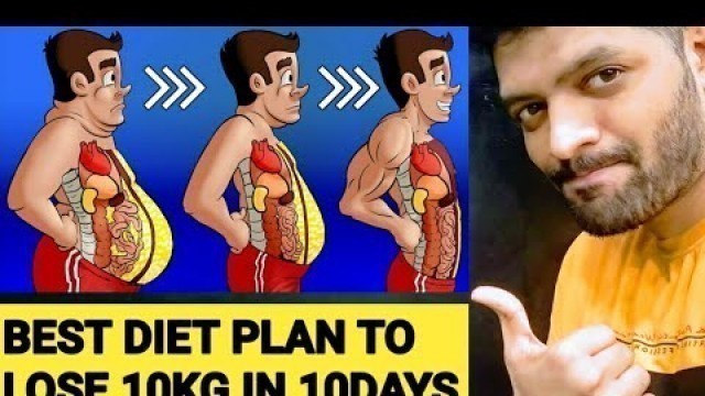 'LOSE 10KG IN 10DAYS - Diet Plan To Lose Weight Fast in Tamil'