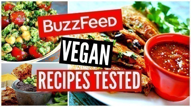 'Buzzfeed Food Recipes TESTED: Vegan Taste Test'