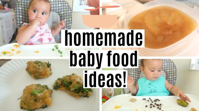 'WHAT MY 9 MONTH OLD EATS IN A DAY | HOMEMADE BABY FOOD IDEAS!'