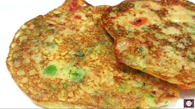 'Suji Uttapam - Rava Uttapam - Instant Sooji Uttapam recipe - How to make suji uttapam - Food Forever'