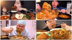 'ASMR| Spicy Korean BIBIMBAP | Eating Show Compilation | MUKBANG'