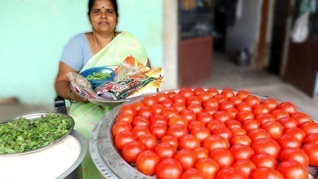 'TOMATO Biryani  Donating For 100 Peoples | VILLAGE FOOD RECIPES'