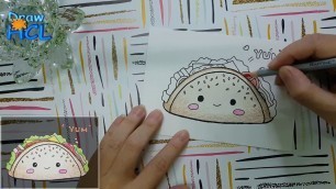 'How to draw cute Yummy Food | Doodle Art Cute'