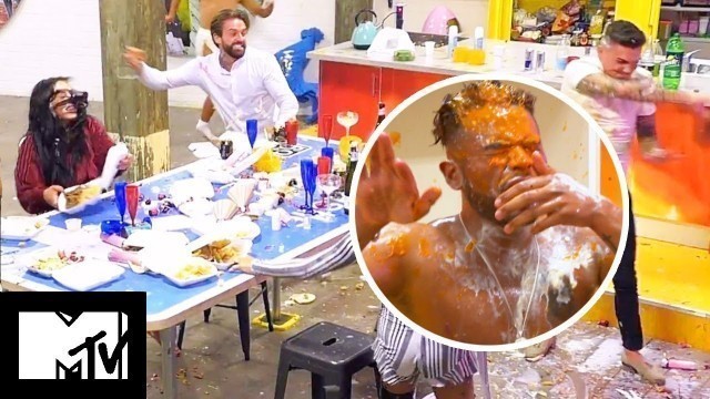 'Radgies Go Pure Crackers In The Most Akka Food Fight Ever | Geordie Shore 1610'