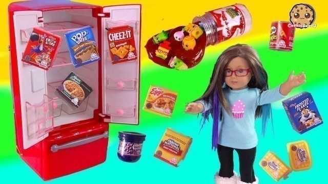 'Oh So Real Mini Food Packs Shopkins Surprise Blind Bags with American Girl'