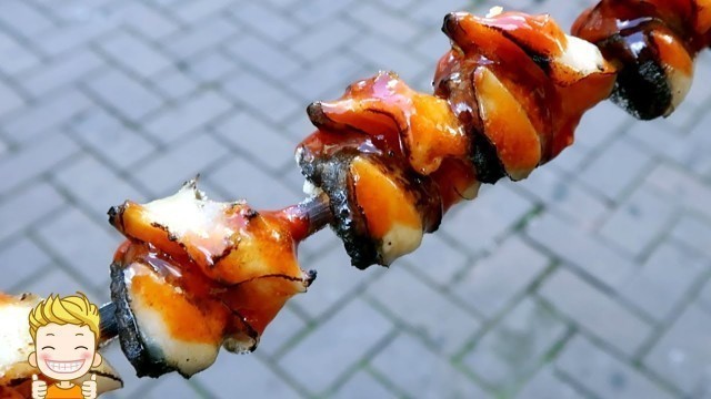 'Grilled Conch Skewers - Korean Street Food / Myeongdong, Seoul'