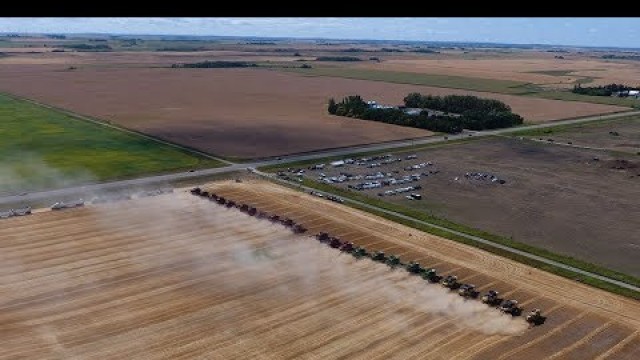 'Harvest 2018 Canadian Foodgrains Bank Killarney - 24 combines'