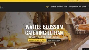 'Local Food Catering Web Design - Created by Tattwa Networks'