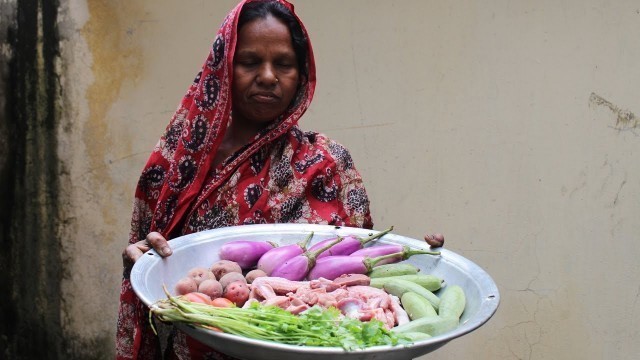 'Village Food | Chicken lotpoti | Grandmother recipes-46'