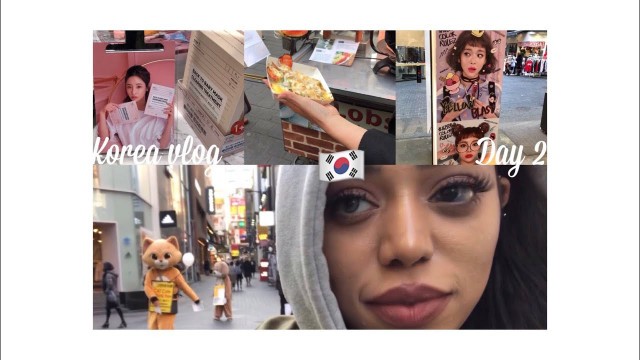 'KOREA VLOG: Myeongdong, Street Food, Shopping, & Namsan Tower (also another haul haha)'