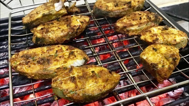 'Indian grilled masala fish recipe || grilled fish recipe'