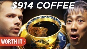 '$1 Coffee Vs. $914 Coffee • Japan'