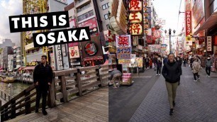 'A DAY IN OSAKA (must see Amerikamura and Dotonbori street food) || Japan Travel Video 2020'