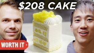 '$7 Cake Vs. $208 Cake • Japan'