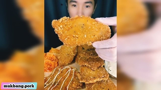 'Mukbang Chinese Food Kwai - Mukbang Daging Babi, Kulit Babi, Ekor Sapi - ASMR Video Show #37'