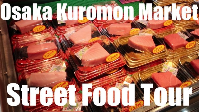 'Osaka Kuromon Market Japanese Street Food'