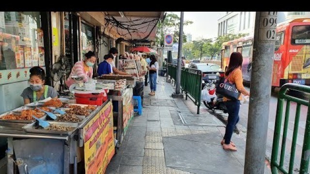 '[4K] Thai Street Food for Office Workers in the Morning, Bangkok 2020'