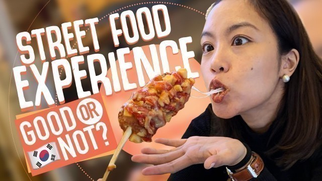 'KOREAN street FOOD tour in MYEONGDONG'