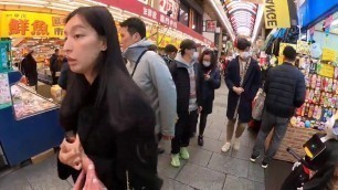 'LIVE: Coronavirus in Japan (Part 2/2) - What Osaka looks like with the outbreak - Walking Tour'