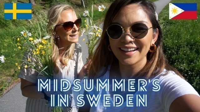 'Celebrating Midsummer\'s in Sweden / Food coma / Filipina Living in Sweden / Midsommarafton I Sverige'