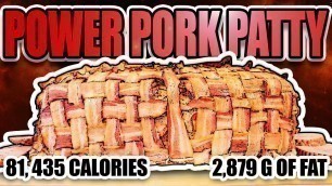 'Power Pork Patty - Epic Meal Time'