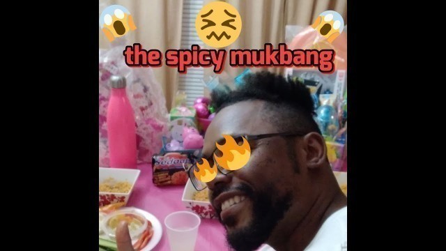 'the spicy mukbang  (korean food)'