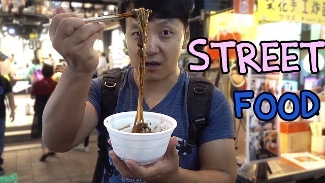 'Korean NIGHT MARKET Food in Myeongdong & KOREAN BBQ!'