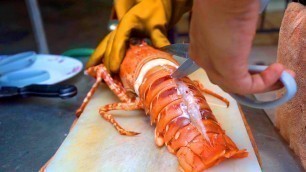 'Thai Street Food: $150 GIANT RAINBOW LOBSTER | Bangkok, Thailand'