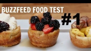 'BUZZFEED FOOD TEST #1 Pancake cups// Valeria Belmontes'